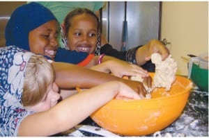 Creating friendships and sharing stories through good food.