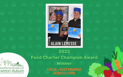 2022 Youth Food Charter Champion: Alain Lemmesse