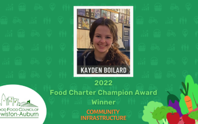 2022 Youth Food Charter Champion: Kayden Boilard